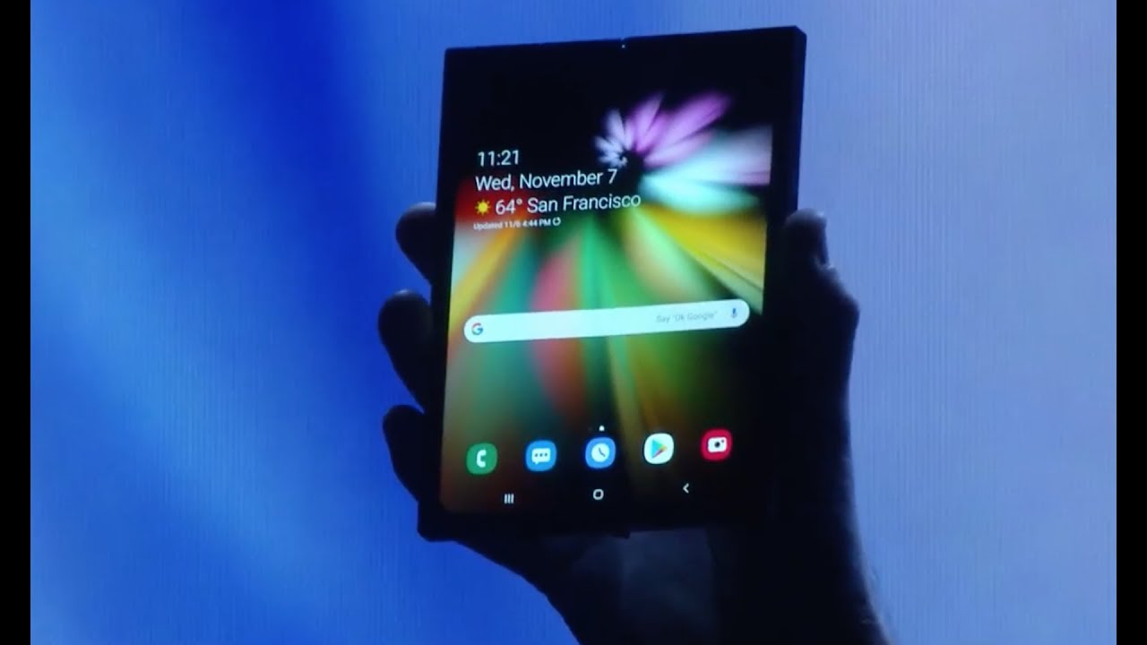 Samsung Foldable Phone Photos, Video, Screen Size Resolution, One UI | Galaxy S9, Note9 Android Pie