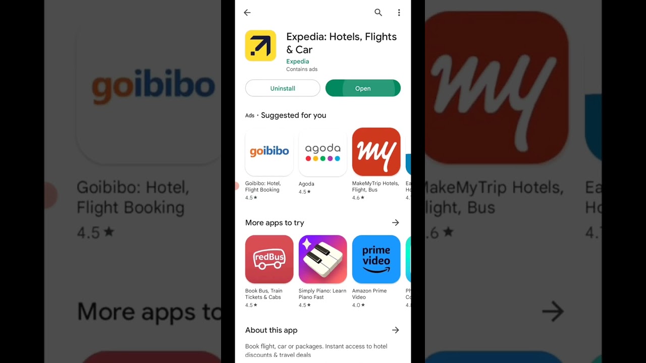 Expedia App Install