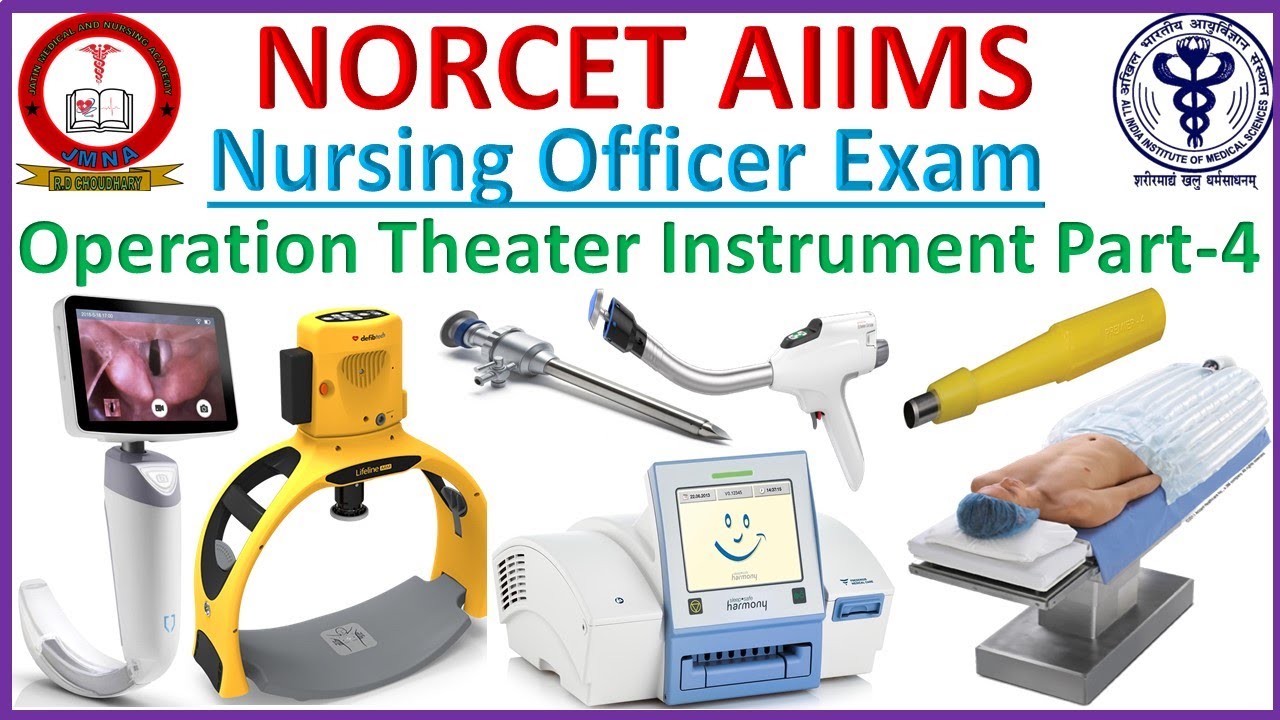 NORCET AIIMS Nursing Officer Exam || Operation Theater Instruments Part-4 | MCQ OT Instruments Image