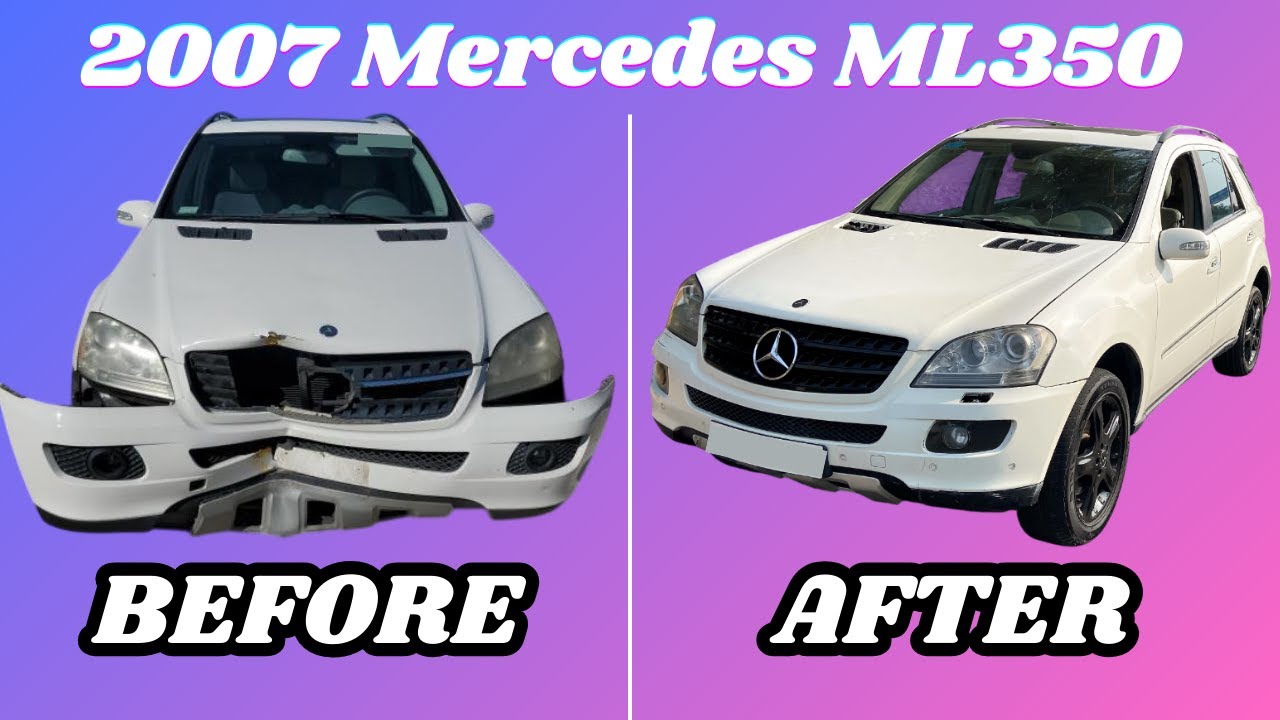 FULL RESTORATION - Rebuilding An Abandoned 2007 Mercedes ML350 in India!