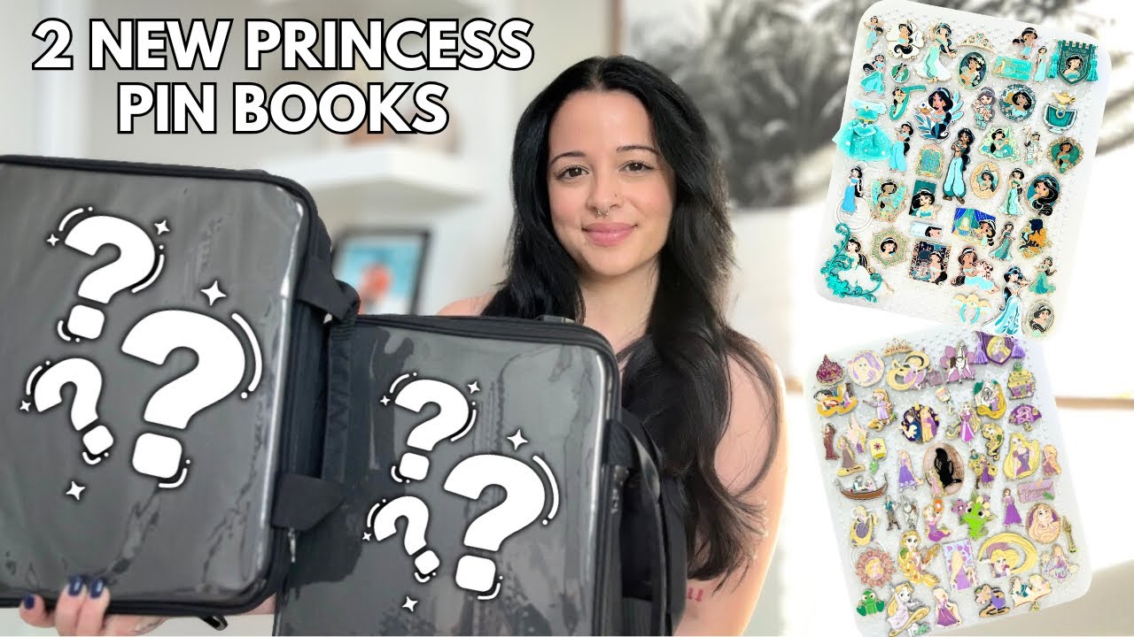 2✨NEW✨Princess Pin Books | Sneak Peek Into my Disney Princess Pin Collection ! 