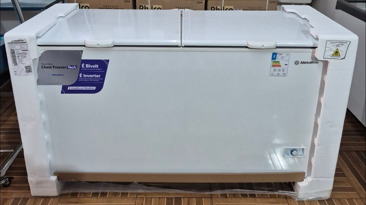 O melhor freezer de duas tampas ?Metalfrio Inverter e Bivolt 550 litros .