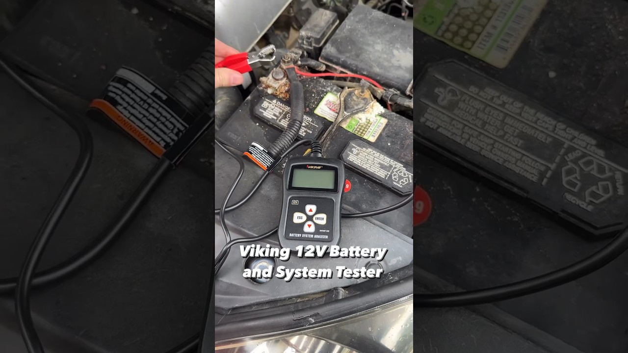 Viking 12V Digital Battery and System Tester | Harbor Freight #shorts