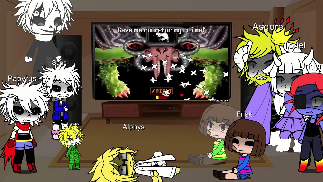 Undertale Reacts To Flowey (My AU)