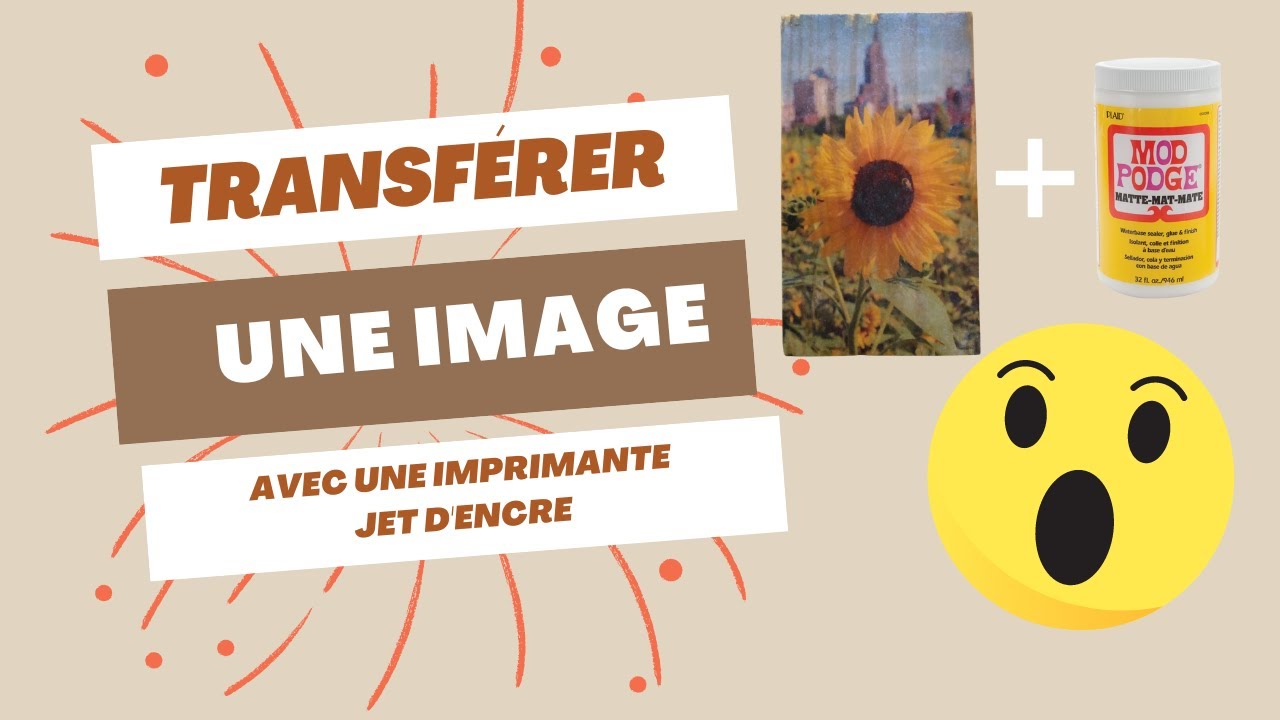 Comment transf&eacute;rer une image sur du bois avec une imprimante jet d'encre