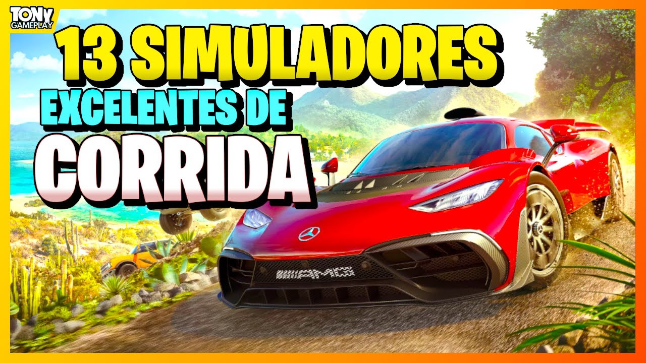 🔥 13 MELHORES SIMULADORES DE CORRIDA! para ACELERAR em 2025! #pc #ps5 #xbox
