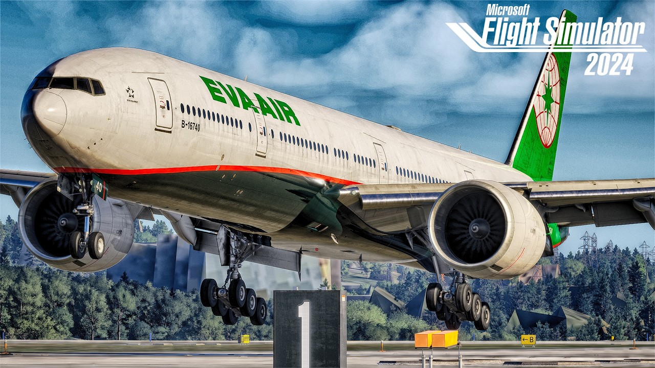 EVA Air B777 Seattle to Taipei FULL FLIGHT | PMDG 777 MSFS 2024