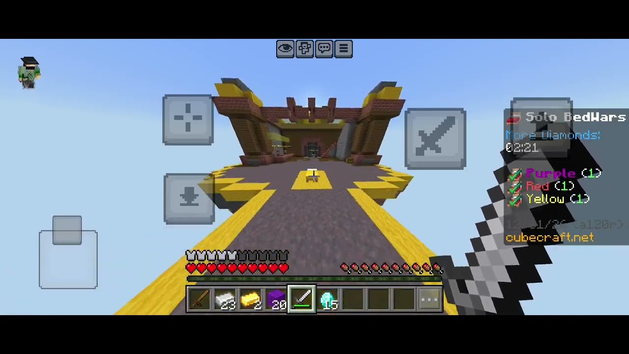Bed war (cubecraft) gameplay