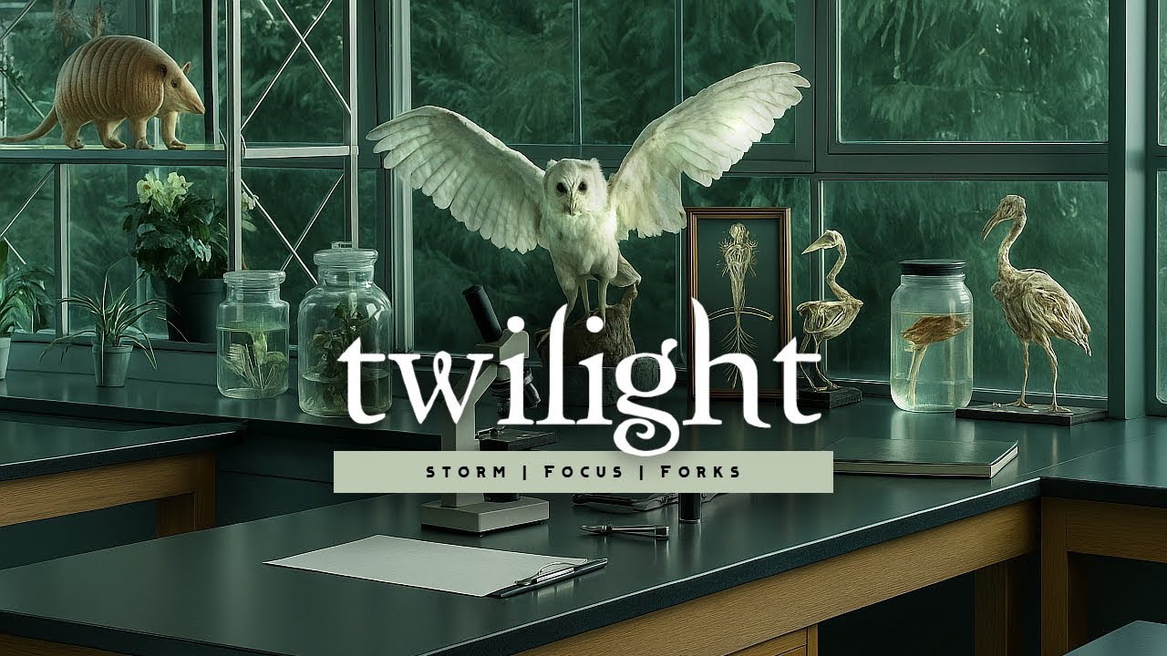 Forks High Classroom 🌲📚 |  𝙨𝙤𝙪𝙣𝙙𝙩𝙧𝙖𝙘𝙠  | Rainy Study Ambience 🌧️