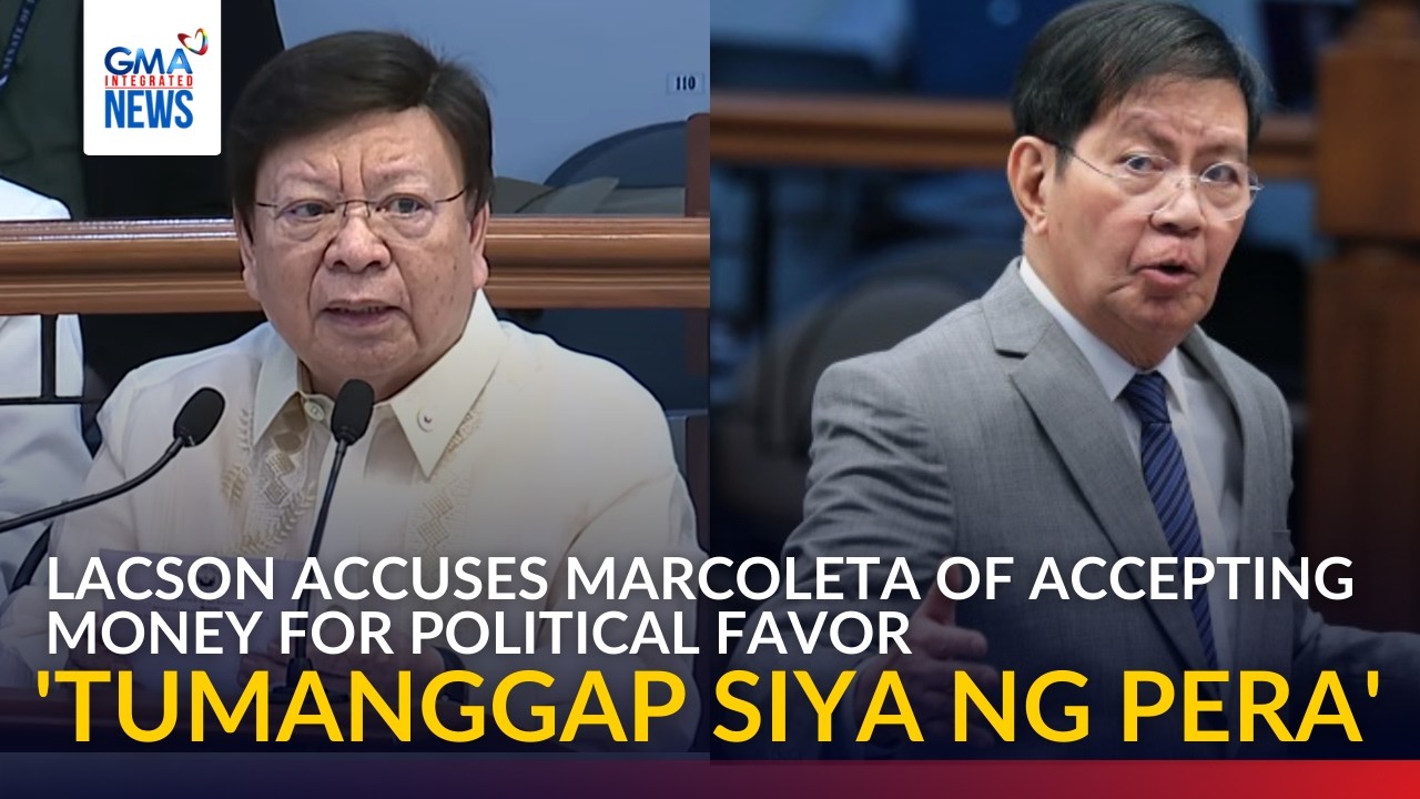 ICYMI - Lacson accuses Marcoleta of accepting money for political favor | GMA Integrated News