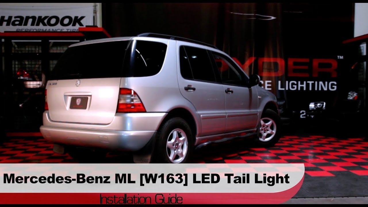 Spyder Auto Installation: 1998-2005 Mercedes W163 ML-Class LED Tail Lights