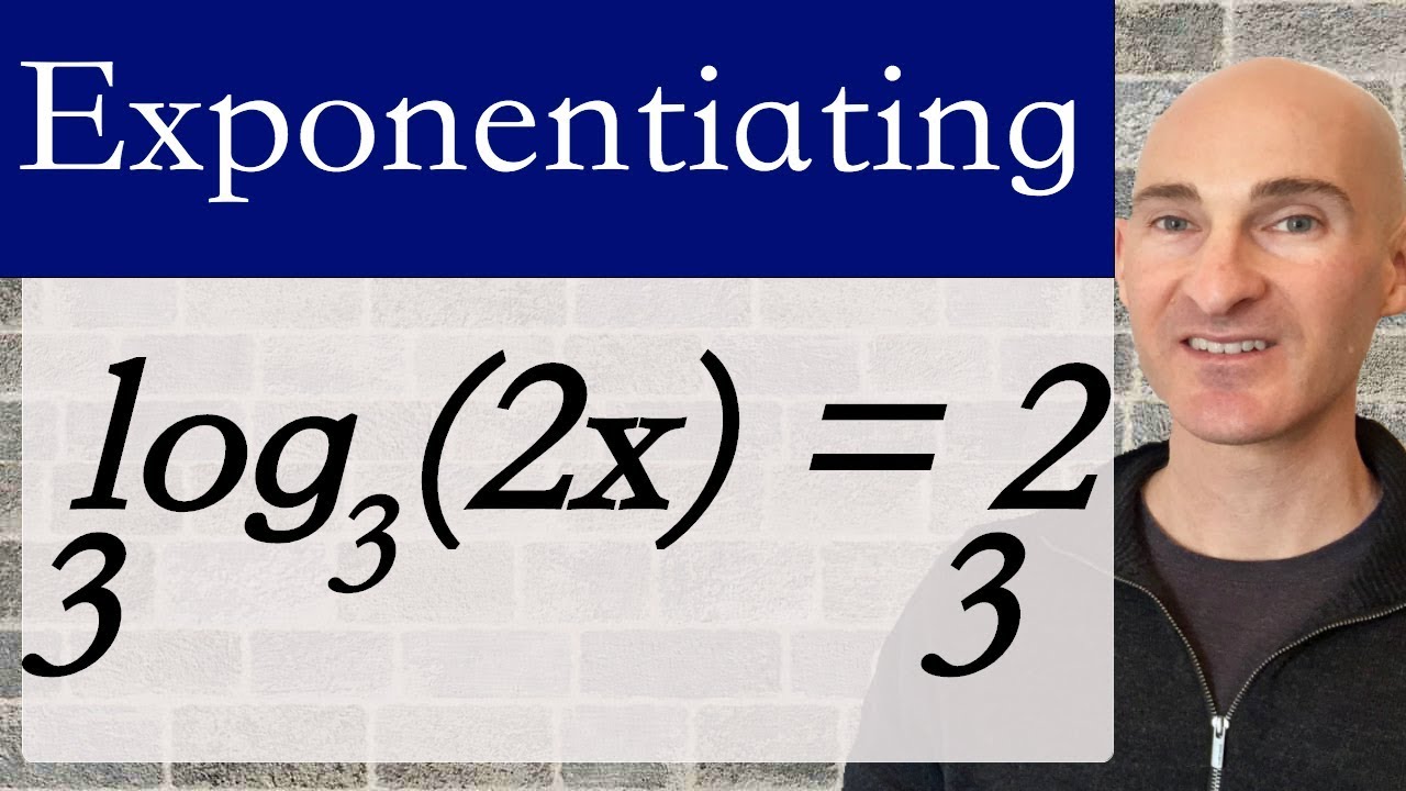 Solving Log Equations by Rewriting in Exponential Form