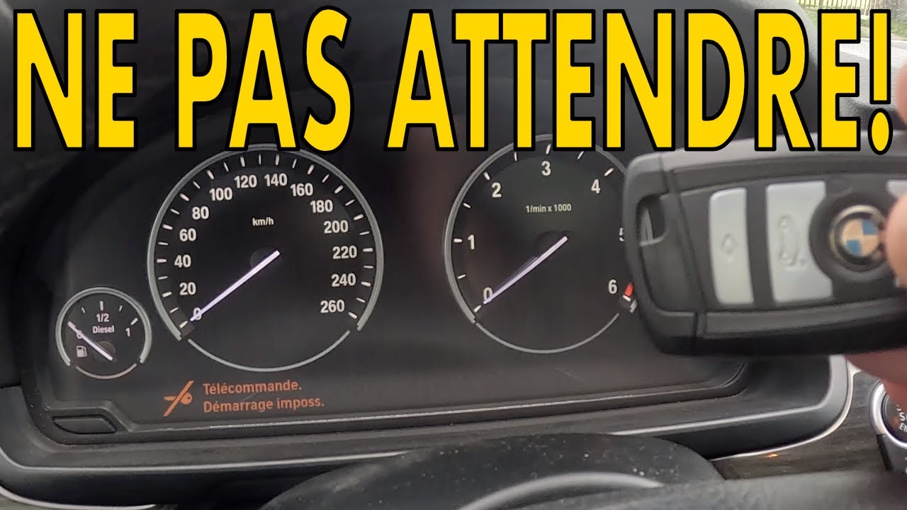 Comment changer la pile de la clé d'une BMW Série 5 F10/F11