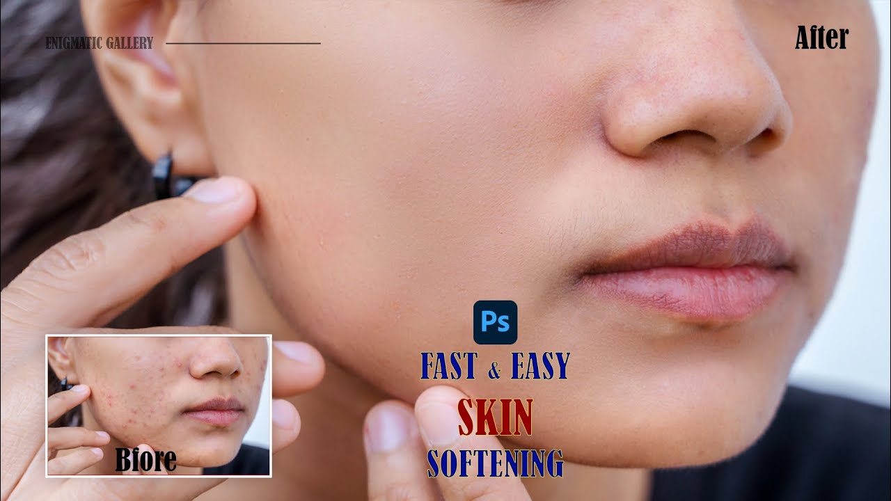 Softening your Skin in Photoshop just 2 mint 2026 - Photoshop tutorial #enigmaticgallery #Photoshop