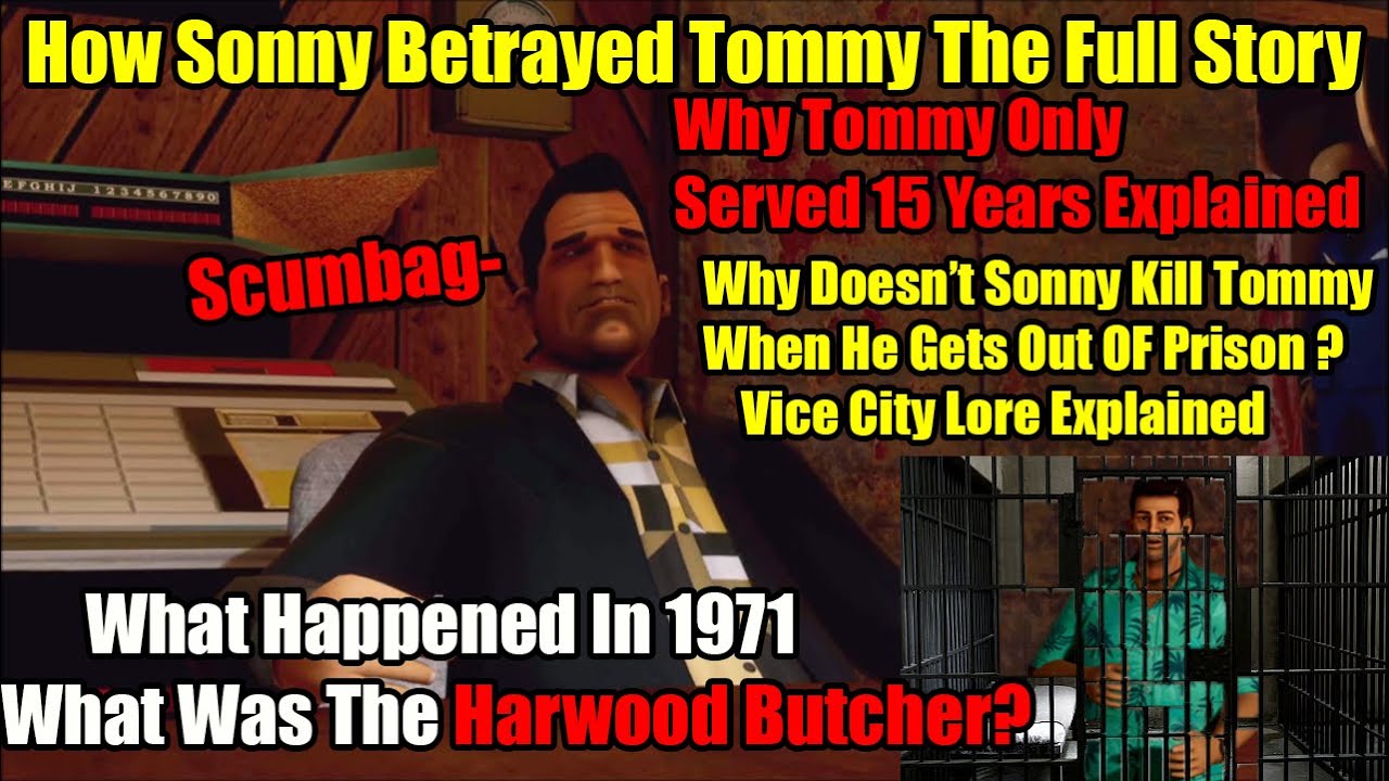 How Sonny Forelli Betrayed Tommy Vercetti , What Happened In 1971- GTA Vice City Lore Explained