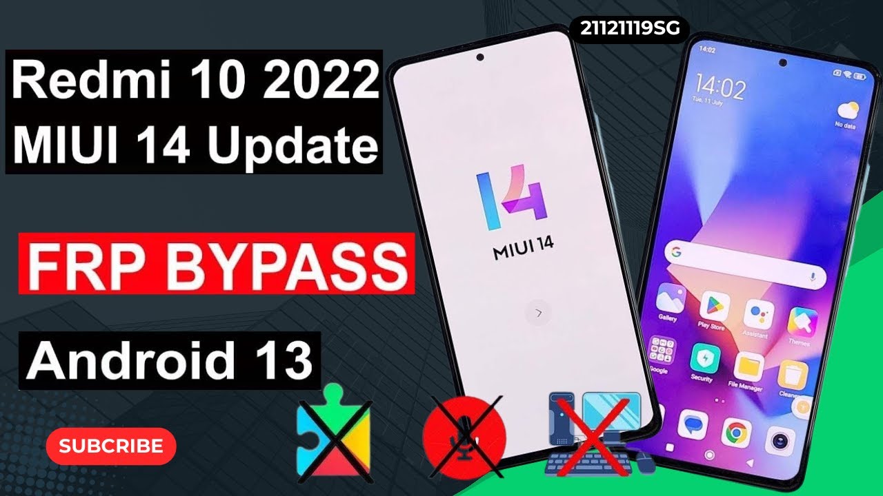 Redmi 10 2022 Frp Bypass Latest Security 2025 || Redmi 21061119sg Google Account Bypass