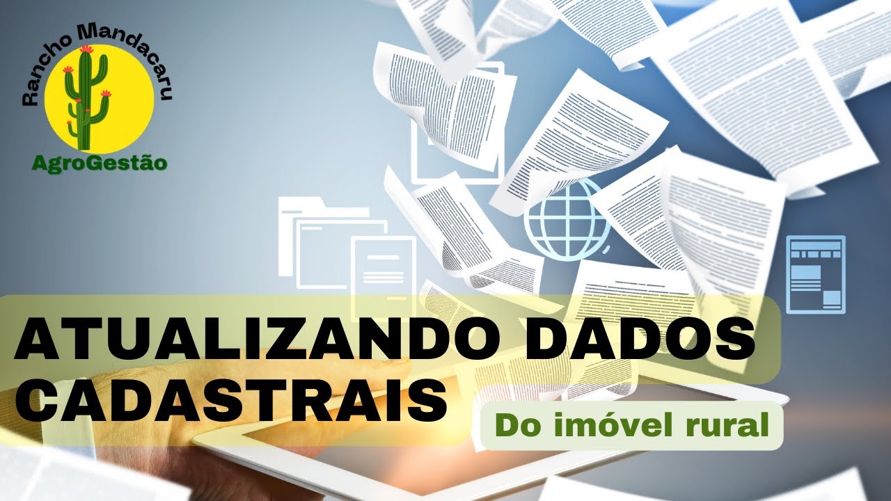 Atualizando dados cadastrais do imóvel rural