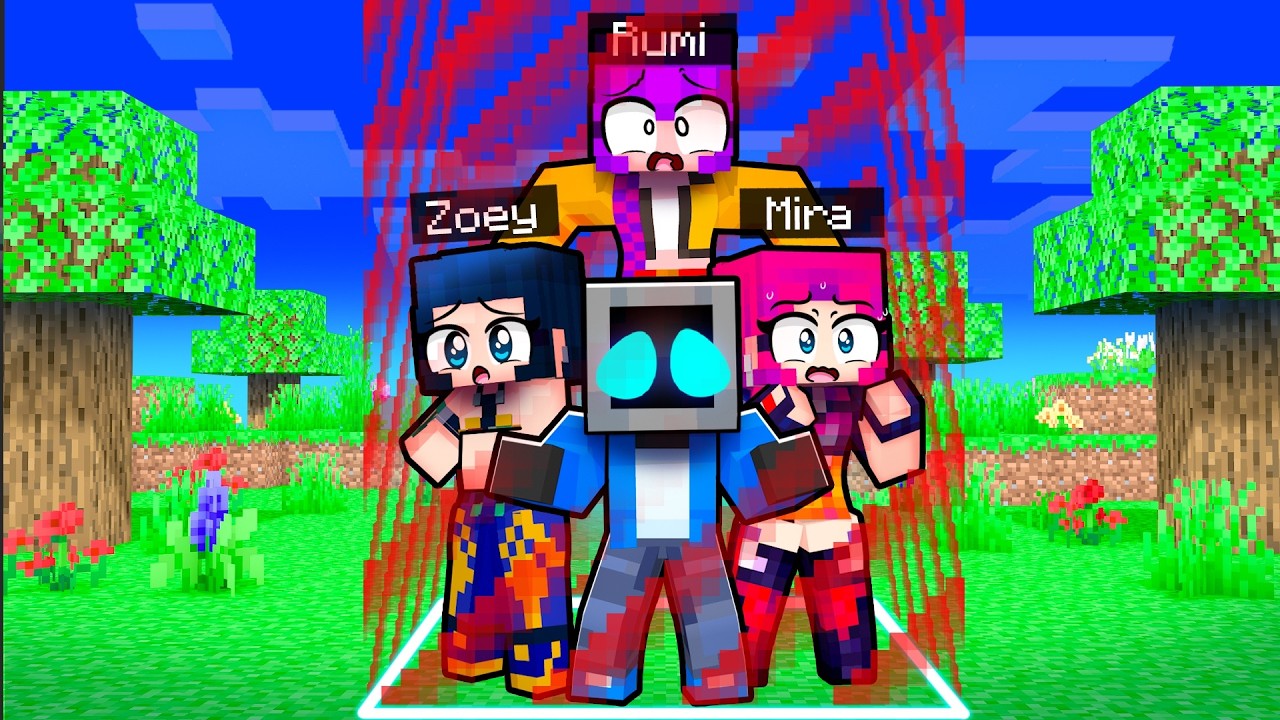 Locked on ONE BLOCK with KPOP DEMON HUNTERS in Minecraft!