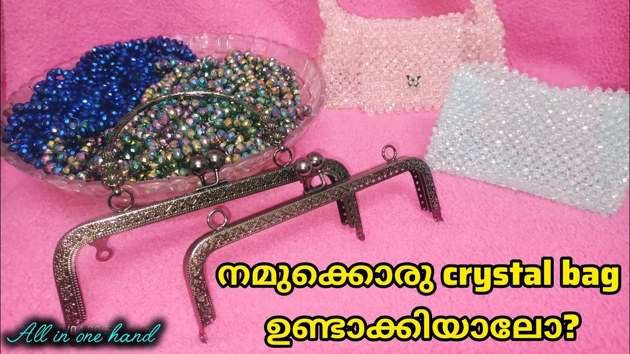 Crystal bag making material details #crystalbag #makingvideos