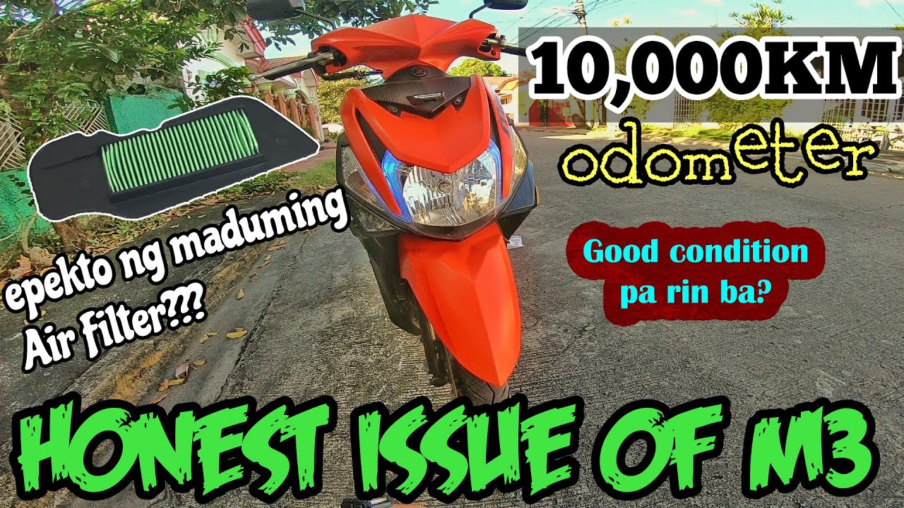 Honest issue of Mio i 125 @ 10,000KM odometer | DIY palit Air Filter