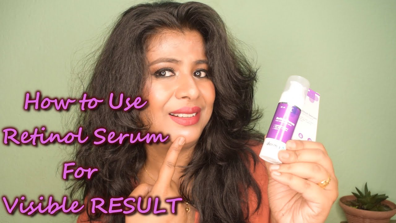 Derma co Retinol Serum Review  | After using 1 month | 0.1% RETINOL SERUM