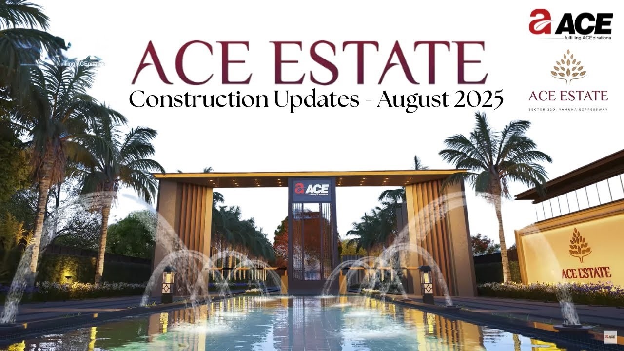 Latest Progress Report on Plots in Yamuna Expressway at ACE Estate | ACE Group