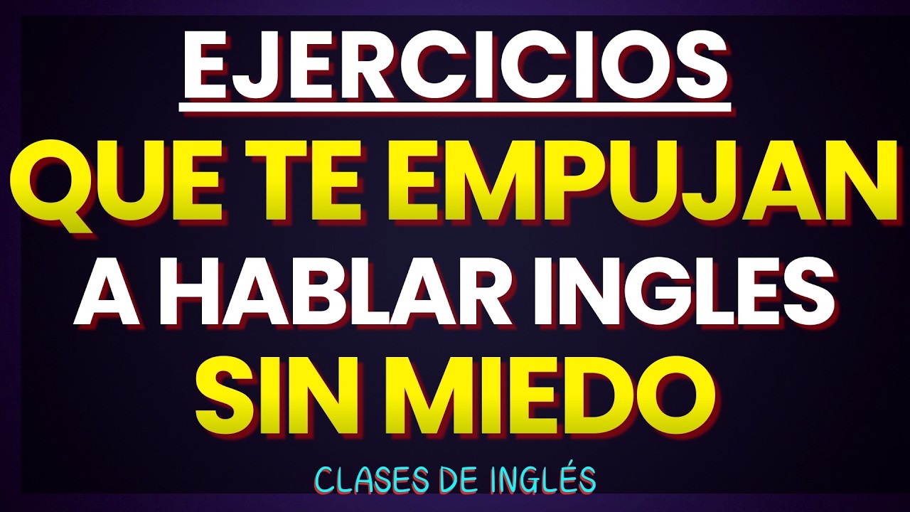 FRASES EN INGLES PARA HABLAR SIN MIEDO | CLASE DE INGLES PARA PRINCIPIANTES 
