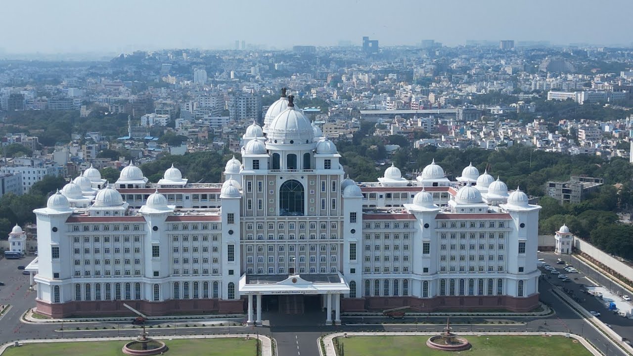 Hyderabad 2023 || In 10minutes || Famous Attractions || 4k Drone View