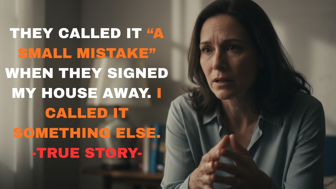 HER STORY FROM WISCONSIN👵💔They Called It “A Small Mistake” When They Signed My House Away. I Called…