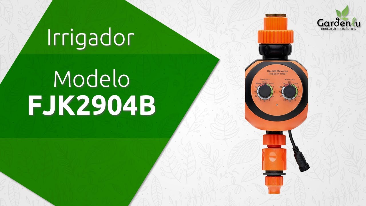 Irrigador Temporizador Automático Digital Para Horta Jardim Modelo Gardenlu FJK2904B