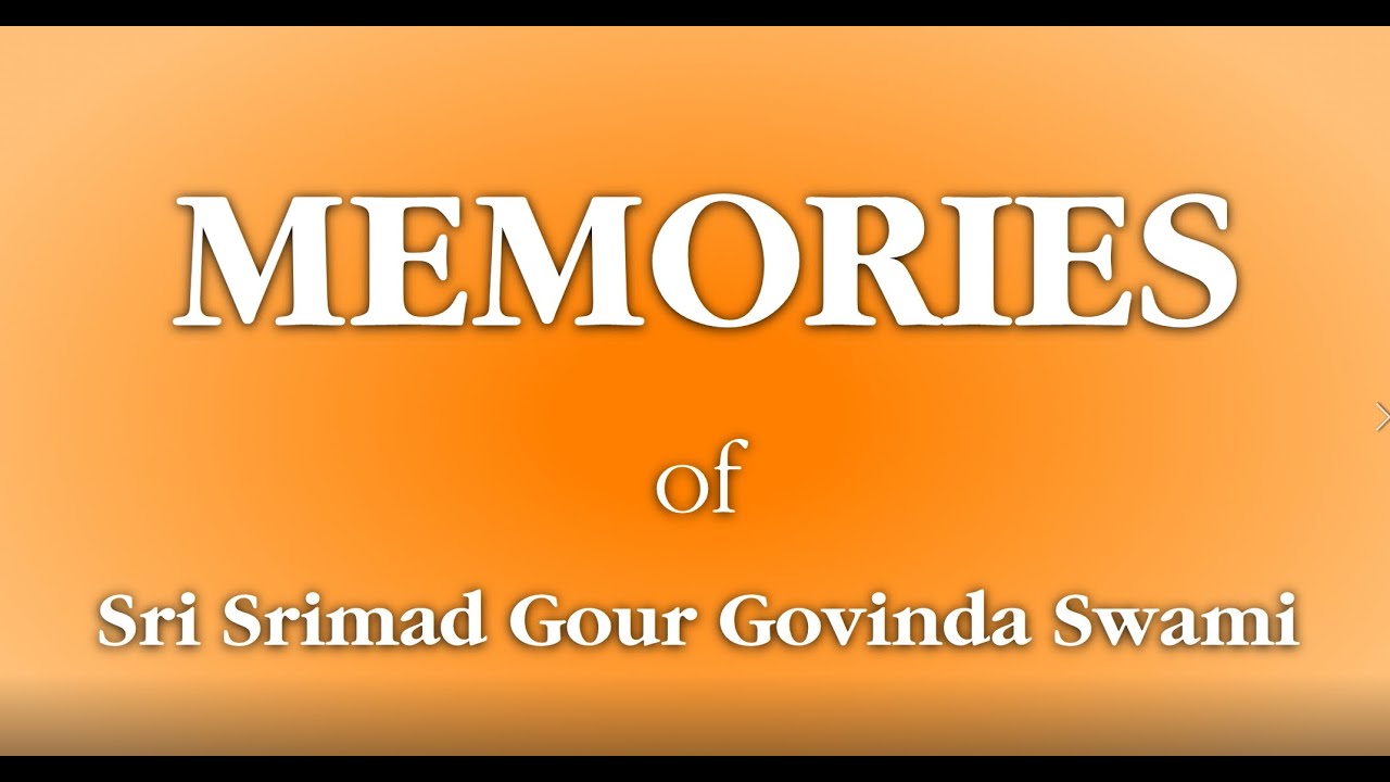 Memories by His Grace Lagudi Das