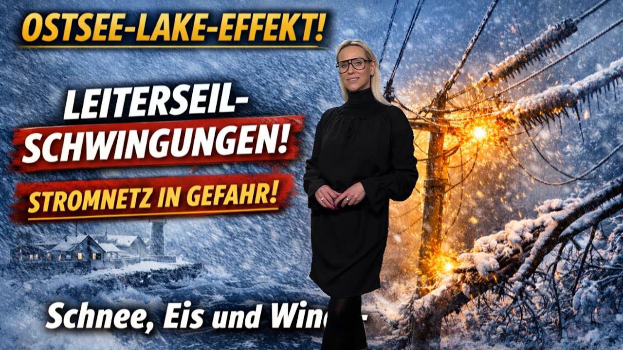 Schneelast und Eiswind, Stromnetz-Gefahr: Tief Leonie setzt Deutschland unter massiven Winterdruck