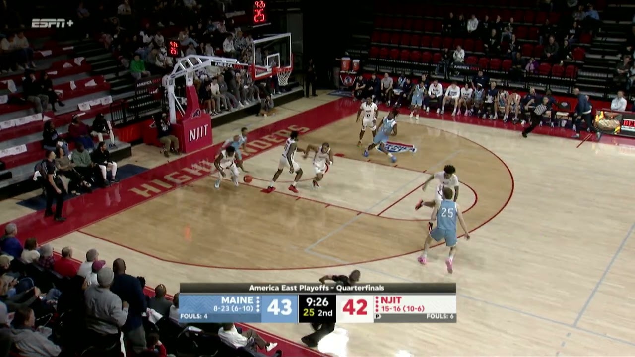 NJIT Men's Basketball Highlights vs. Maine | 3.7.26