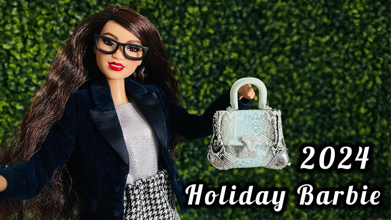Holiday Barbie 2024 Review and Restyle