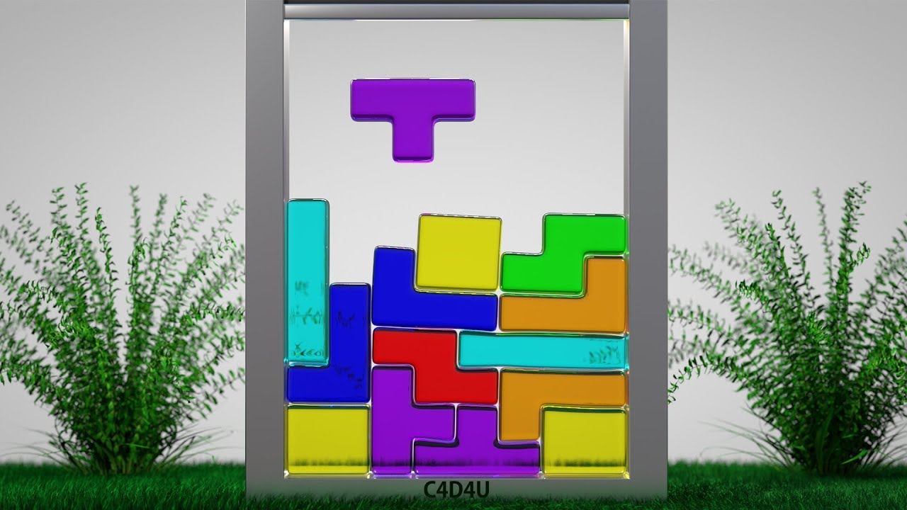 SOFTBODY TETRIS V10 ❤️ C4D4U