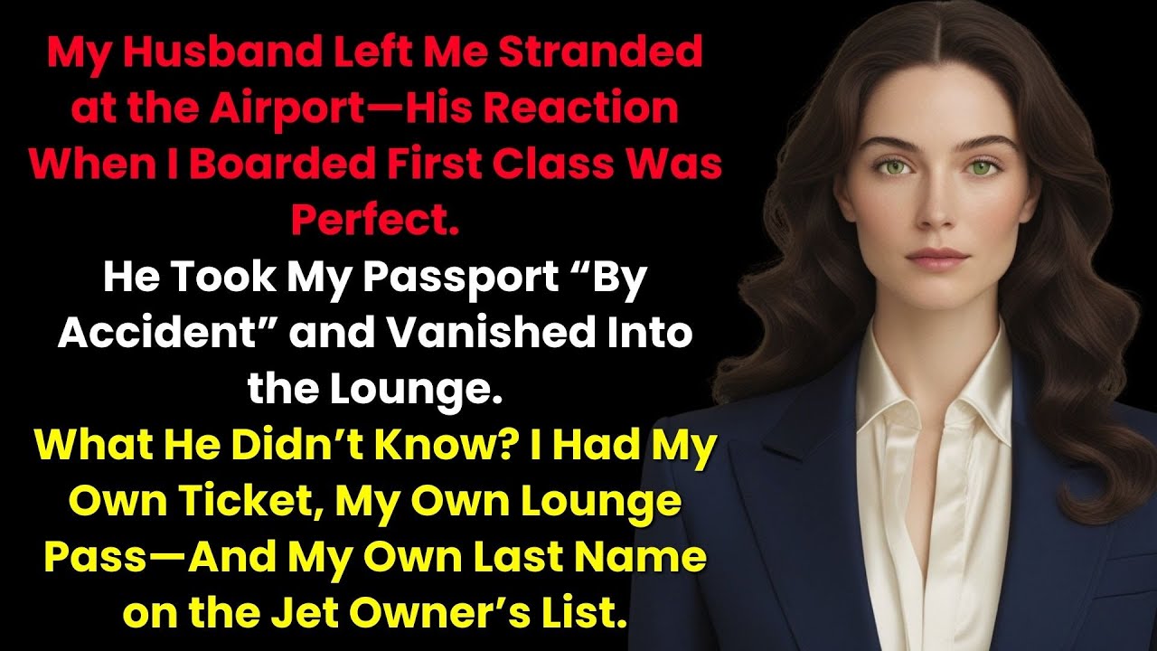My Husband Left Me Stranded at the Airport—His Reaction When I Boarded First Class Was Perfect