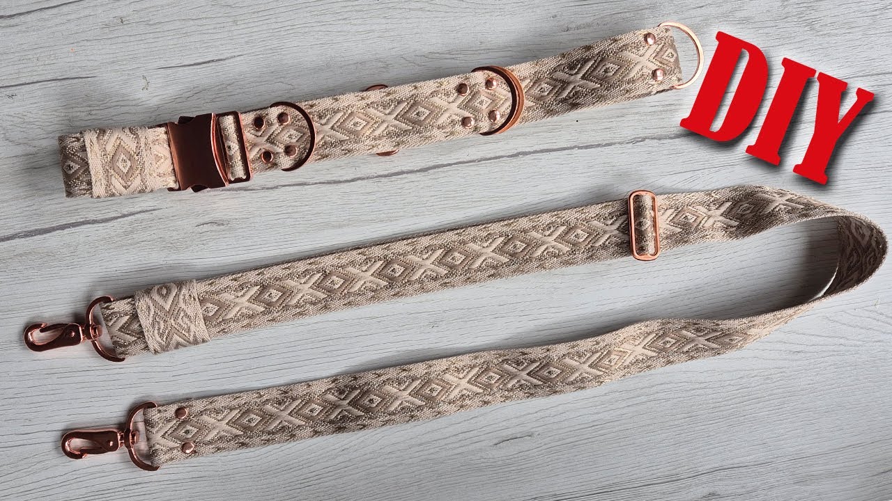 How To Make Bag Straps and Dog Walker Belt (NO SEW Project)