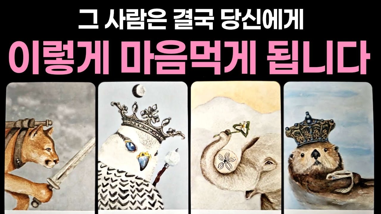 [타로] 그 사람은 결국 당신에게 이렇게 마음먹게 됩니다🌹