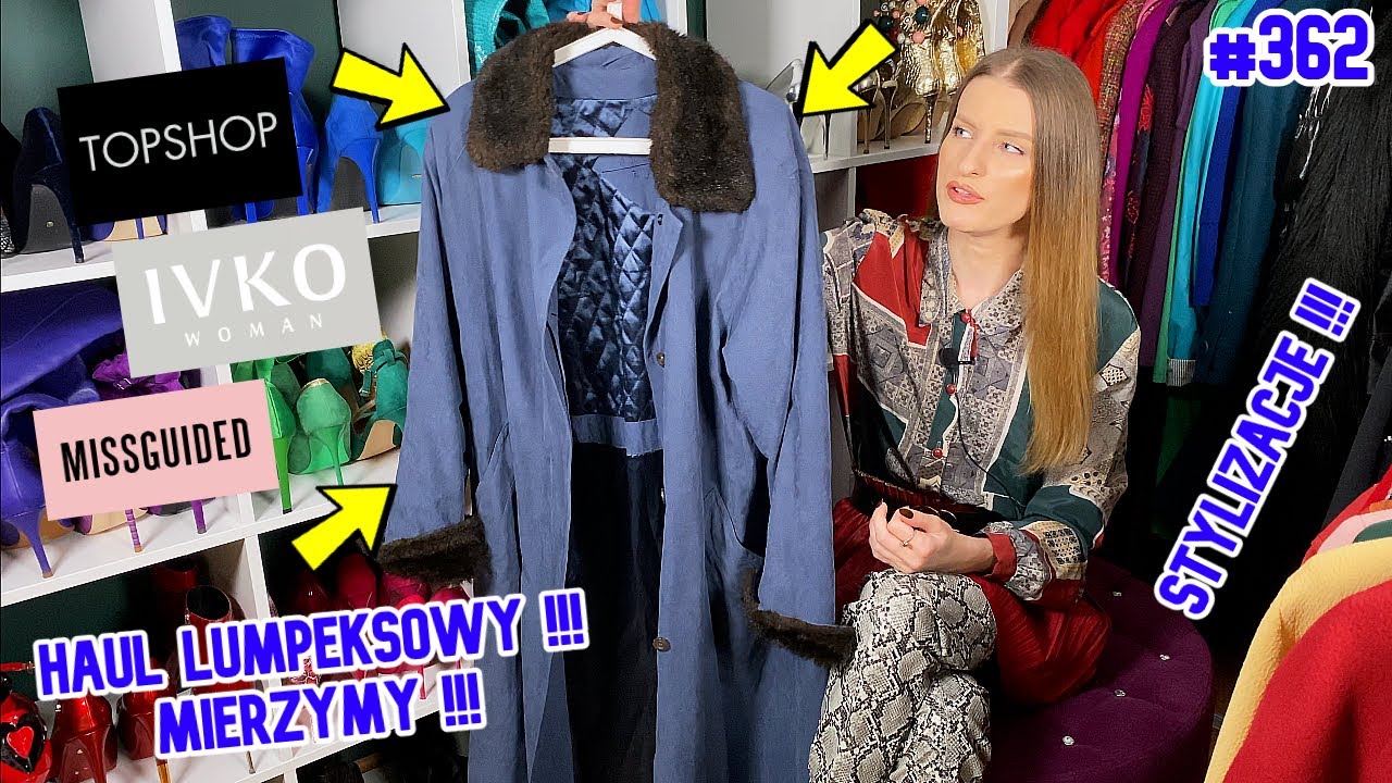 HAUL LUMPEKSOWY !!! ZNALAZŁAM PIĘKNY, WEŁNIANY SWETEREK MARKI 