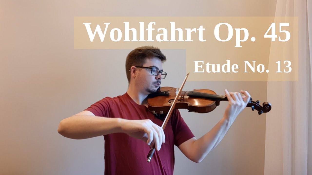 Wohlfahrt: Etude Op. 45 No. 13 in G major for Violin