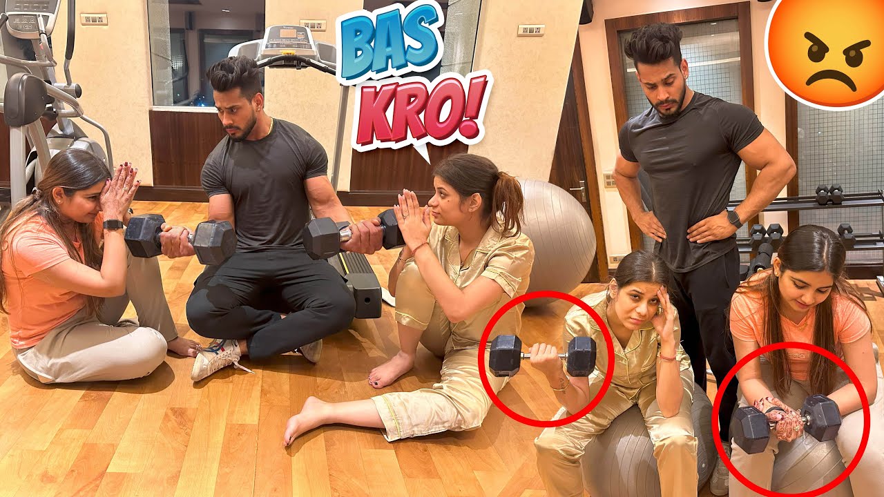 Aaj Ke Baad Gym Ka Naam Nahi Lengi Yeh Ladkiya 🏋🏻‍♀️🤣|| FitManjeet