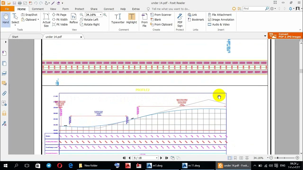 015 || Civil 3D || Plan & Profile Printing