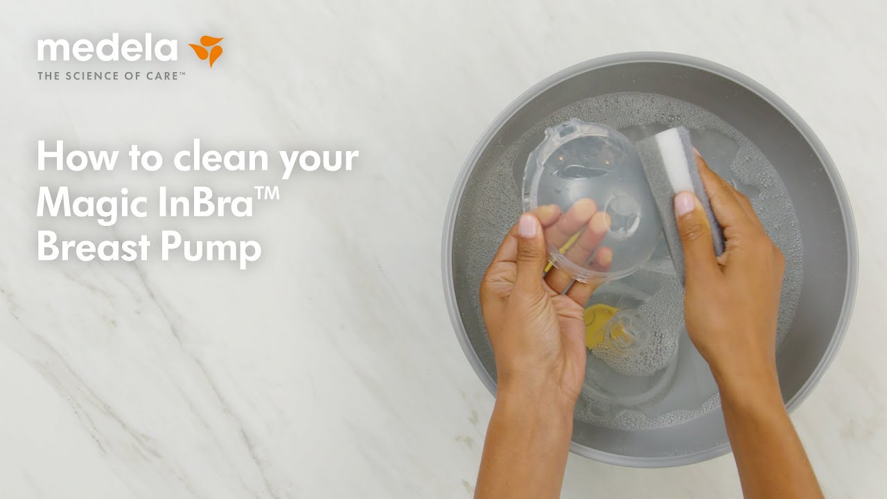 How to clean the Medela Magic InBra Breast Pump