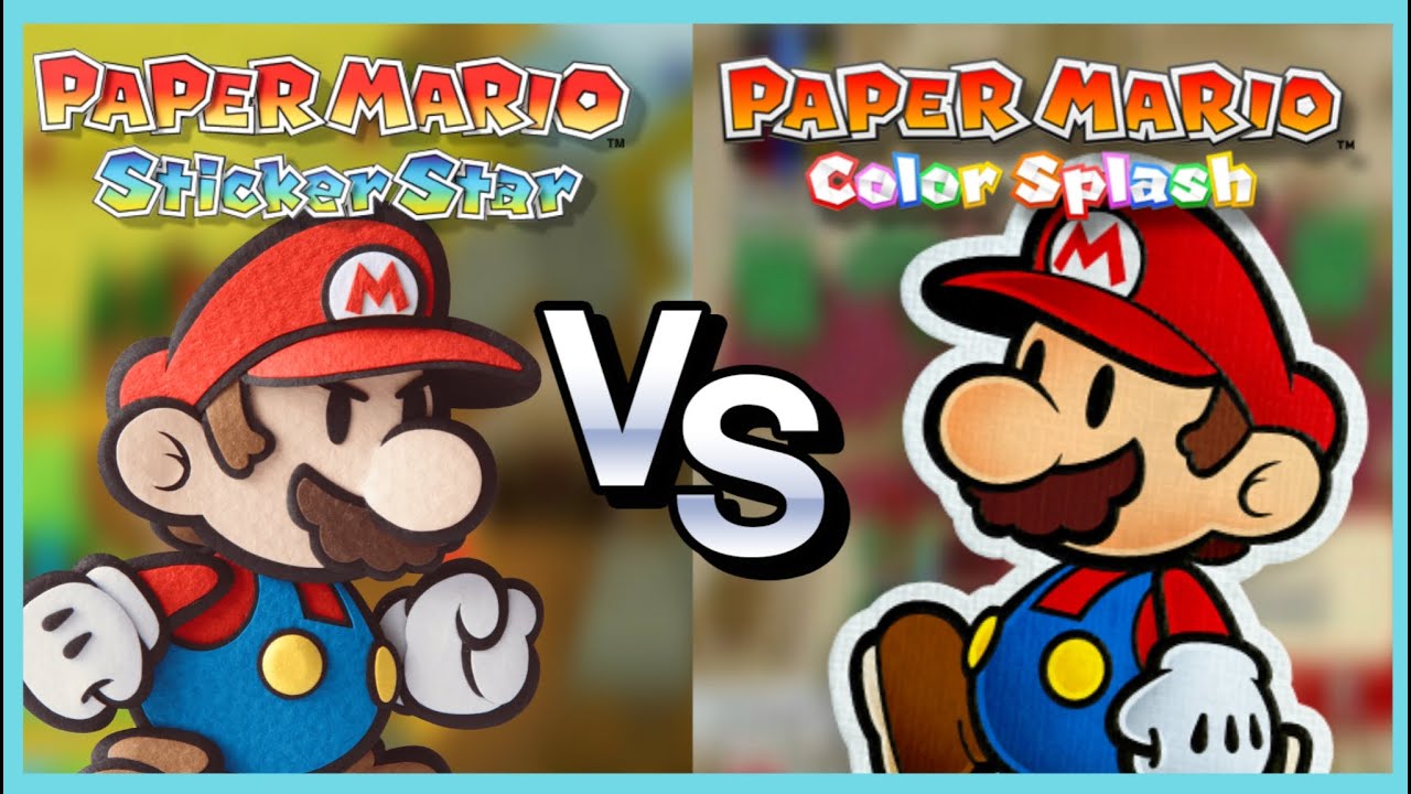Paper Mario Sticker Star vs Paper Mario Color Splash | On The Spot