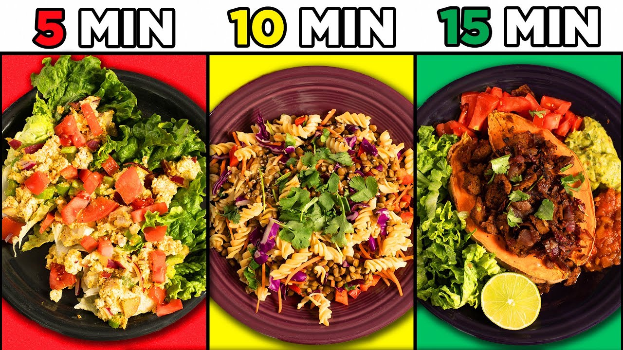 I Tried 3 Quick & Easy High-Protein Vegan Meals!