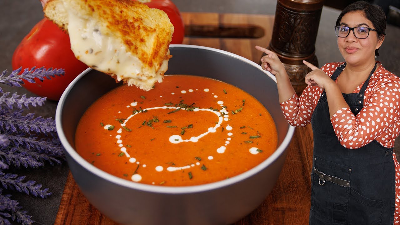 Sopa de Tomate 🍅 Para Dias Fríos