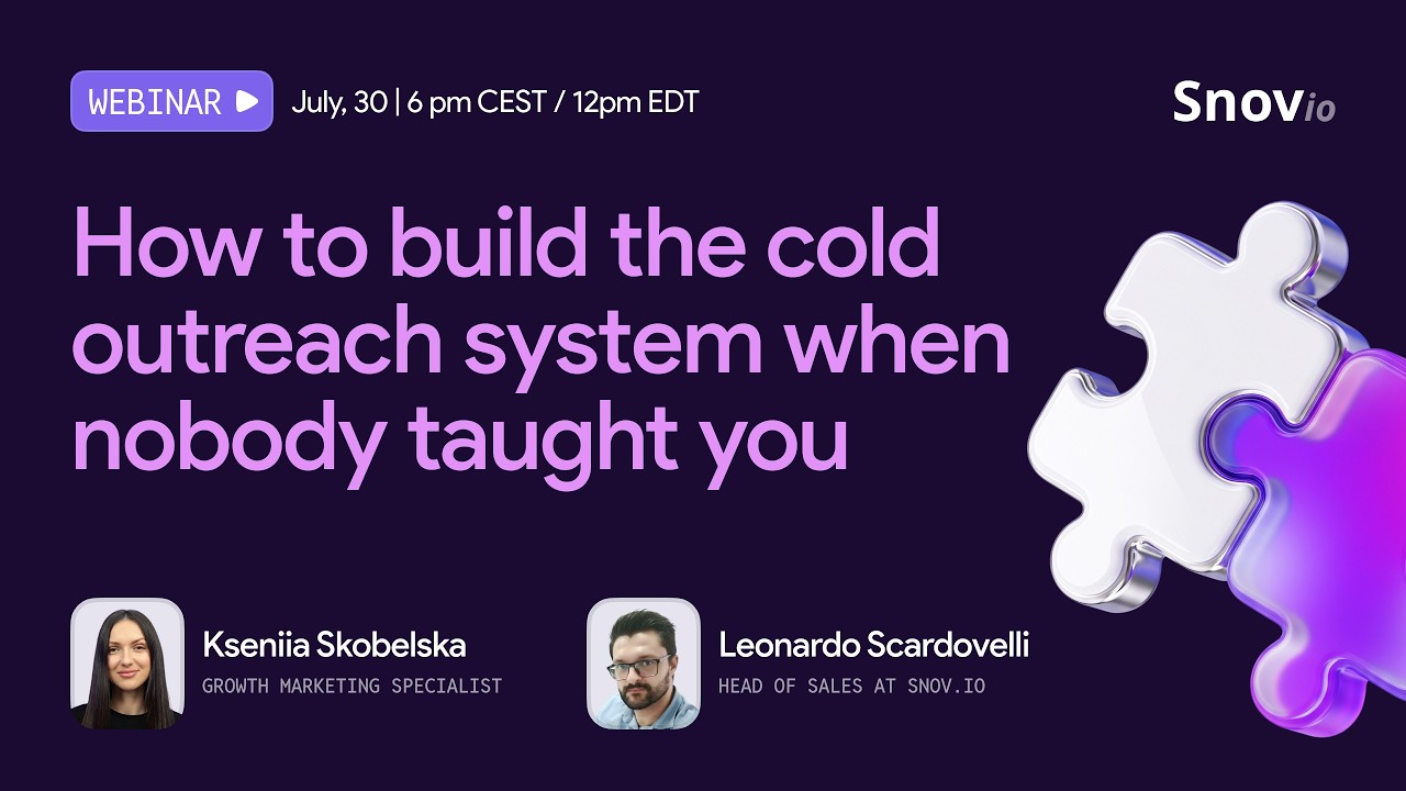 How to Build the Cold Outreach System when Nobody Taught You