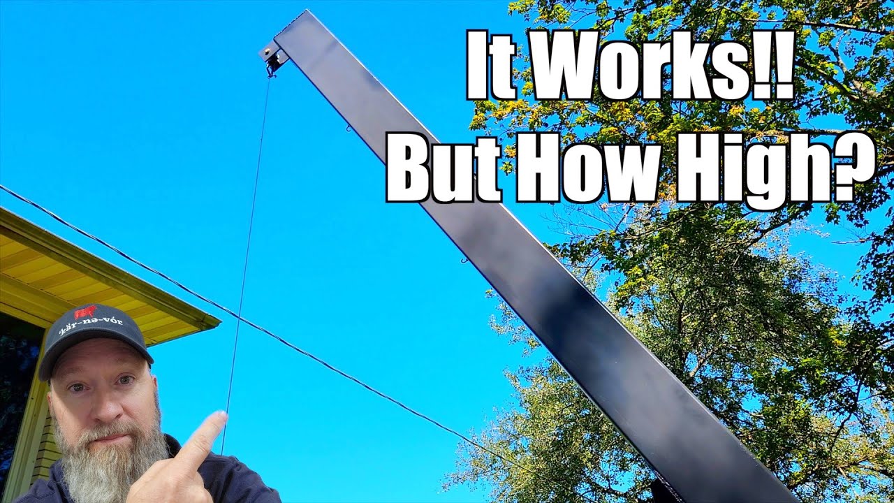 Turning a Boat Trailer into a Mobile Hydraulic Boom Crane: DIY Adventure! - Part 12   @UncleTimsFarm