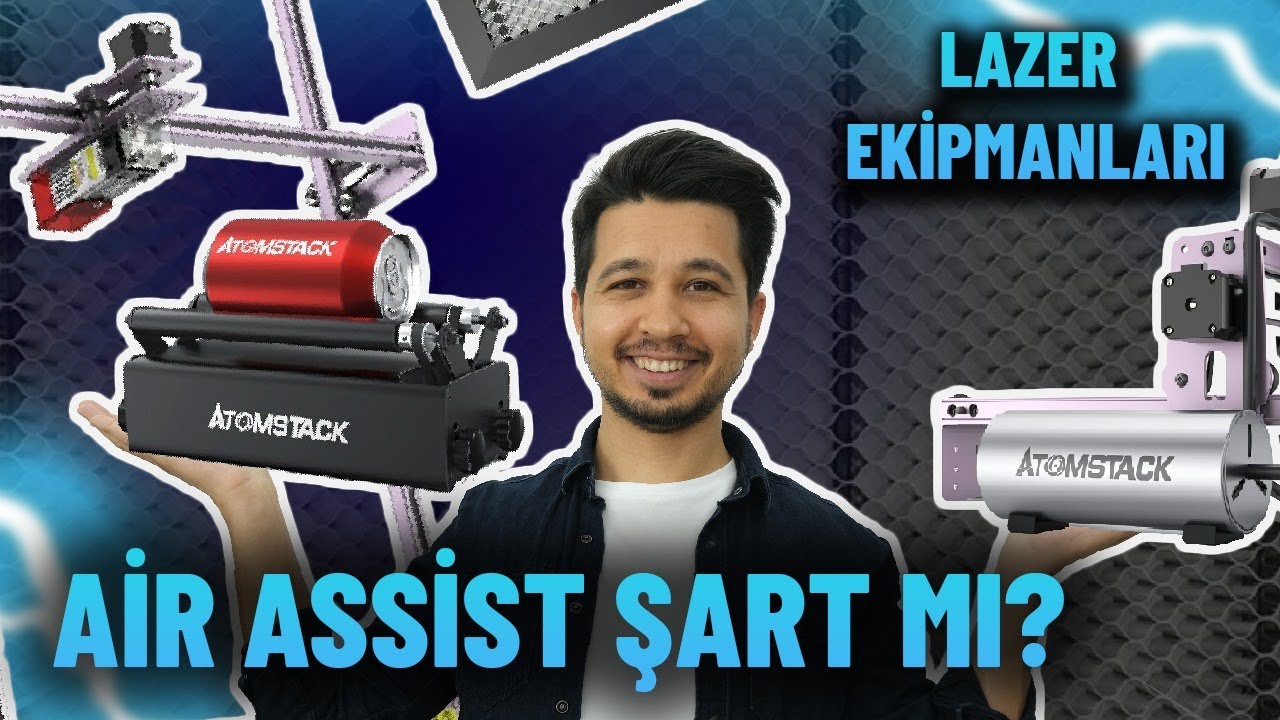 Air Assist, Uzatma Kiti, Bal Peteği ve Roller. Lazer Kazıma Makinası Ekipmanları İncelemesi