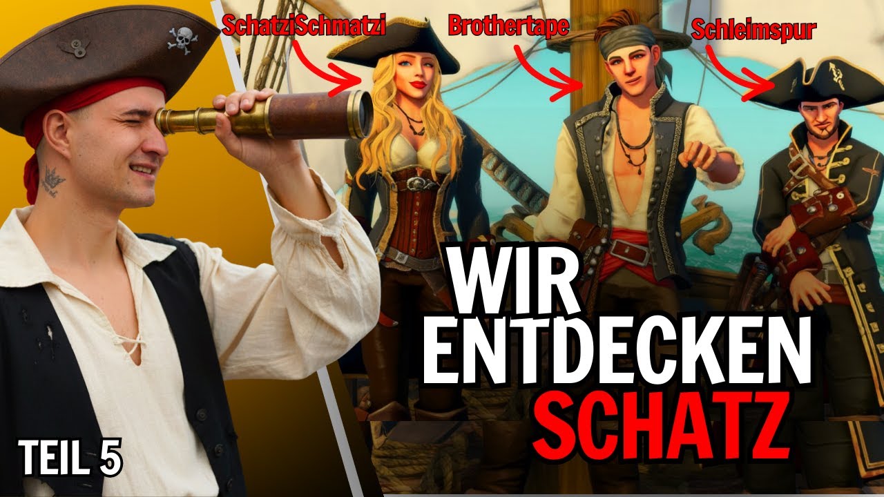 WIR ENTDECKEN GROSSEN SCHATZT! 😲 mit Brothertape | Sea of Thieves Teil 5 | NinjamoTV